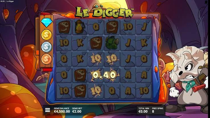 Le Digger: Spielübersicht Le Digger: Spielübersicht